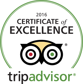 Our Granbury bed and breakfast has received the 2016 TripAdvisor Certificate of Excellence for the 3rd year in a row!