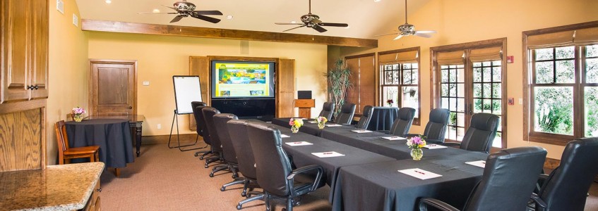 Conference room accommodations at the Inn on Lake Granbury