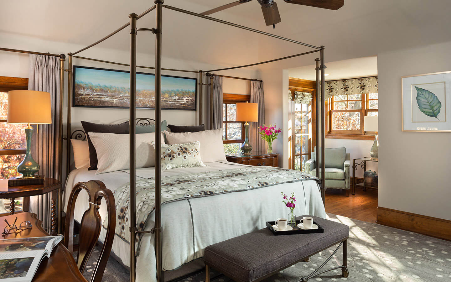 The Rio Vista room at our Granbury boutique hotel