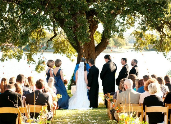 Granbury, Texas weddings on Inn on Lake Granbury's property are beautiful with breathtaking waterfront views.